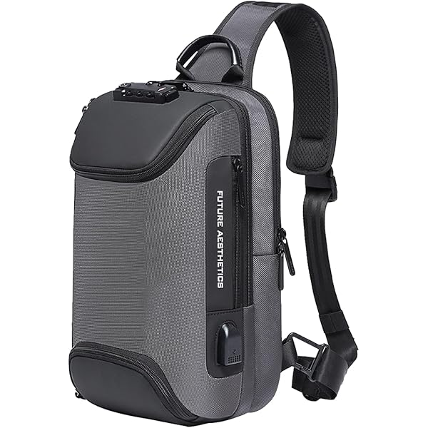 BAIGIO Borsa A Tracolla Impermeabile - Zaino Petto Crossbody Per Uomo E Donna - Per Viaggi, Trekking E Sport - Foto 7