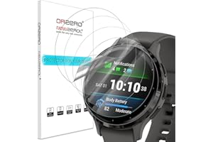 NEWZEROL 4 Piezas Protector de Pantalla Compatible para Garmin Venu 3s, [Anti-rasguños] [Alta Resolución] [Sin Burbujas] Película Protectora de TPU Flexible para Garmin Venu 3s