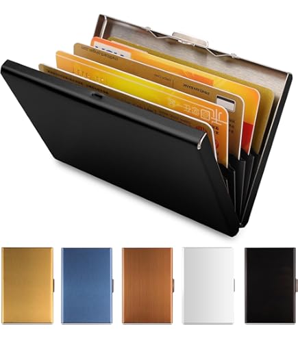 AMANDELIZABE Lot De 22 étuis Fins Pour Cartes De Visite Pour