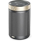 Dreo Electric Heater, 1500W Energy Efficient Space Silent Room Heater, Portable Ceramic Fan Heaters, Thermostat 3 Modes 12H T