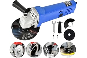 LUCN 2000W Corded Electric Angle Grinder 115mm Disc Heavy Duty Cutting Grinding