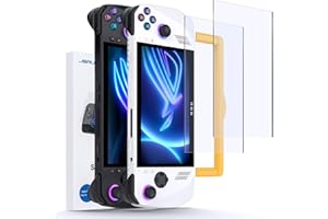 JSAUX Vetro Temperato per ROG Xbox Ally/ROG Xbox Ally X 2025/ ROG Ally 2-Pack, Antiriflesso 9H Durezza Schermo Protettore con Telaio di Guida, 7" Antigraffio Schermo Protettore per ASUS ROG Ally X