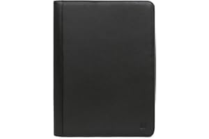 Hexagona - Conférencier - Compatible Ordinateur Portable 13'' et Format A4 - pour Homme - Collection Confort - Marine - en Cuir de Vachette grainé