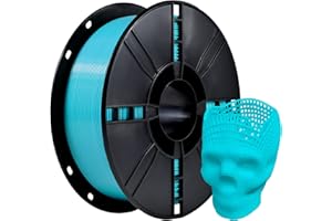 iBOSS PLA Plus (PLA+) Filamento per Stampante 3D, 1.75 mm Filamento PLA Plus, Precisione di Misurazione +/- 0.02 mm, Bobina da 1 kg (2,2 lbs) per Stampante 3D, Azzurro