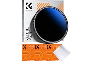K&F Concept Variabelt ND-filter 39 mm neutral densitet ND2-ND400 med beläggning och 3 rengöringsdukar för DSLR-digitalkamerao