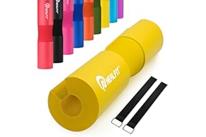 NEALFIT Barbell Pad Squat Pad for Squats—Squat Bar Pad—Great for Weightlifting,Lunges and Hip Thrusts—Foam Sponge Pad—Fit Standard and Olympic Bars Perfectly