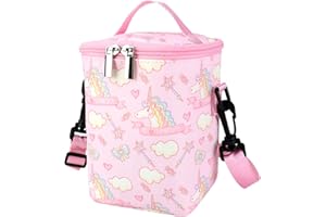 Annmore Borsa Bambini per FABA Raccontastorie, Compatibile con Lunii Fabbrica delle Storie, Borsa per Personaggio Sonoro, Regalo di Compleanno Bambina, Unicorno