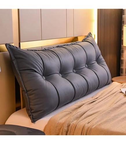 Cuscino Da Lettura Grande 200x50cm - Schienale Per Letto E Divano, Morbido E Lavabile, Ideale Per Leggere E Relax - Foto 2
