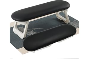 Apoya Manos para Manicura, AMOYUN Reposamanos para Uñas Cojín de Mano de Manicura de Cuero de Microfibra con Reposabrazos Manicura Alfombras Pequeñas Accesorios para Uñas para Manicura