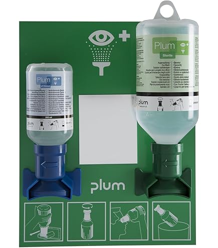 Soluzione Fisiologica Sterile Per Occhi Plum - Flacone Da 500ml Con Oculare, Confezione Da 3 - Foto 9