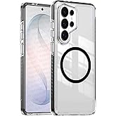 Teknoft Samsung Galaxy S26 Ultra i&ccedil;in Line Serisi Magsafe ile Uyumlu Y&uuml;kseltilmiş Lens &Ccedil;er&ccedil;eveli ve Renkli Şerit Kenarlı Ultr