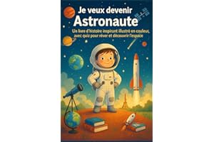 Je veux devenir Astronaute: Un livre d’histoire inspirant illustré en couleur, avec quiz pour rêver et découvrir l’espace pour les enfants curieux – ... ans | Un voyage entre planètes et astronomie