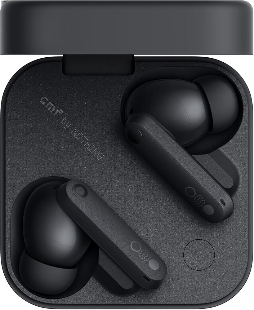 Nothing CMF by Nothing Buds Pro 2 – Kablosuz Kulaklık, HiFi Ses, 50 dB Akıllı Aktif Gürültü Azaltma, 6 HD Mikrofon ve Uzay Ses Efekti- Koyu Gri