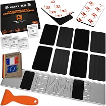 Support Plaque Immatriculation Chrome - Acier Inoxydable 53.5x12.5cm - Avec Vis - Style Tuning