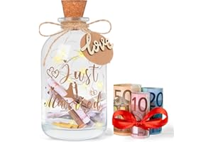 NEUFOOD LED Bottle Light Wedding, Wedding Gifts for Bride and Groom, Money Gifts, Wedding Packaging