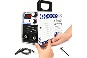 Reboot Arc Stick/MMA 2 in 1 Welder,160Amp 220V Portable Mini Welding Machine IGBT Digital Display LCD Hot Start Arc Force Anti-Stick for DIY Enthusiasts & Professionals