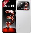 Lava Agni 3 5G (Pristine Glass, 8GB+128GB) | India's 1st Dual AMOLED | 1.5K Curved Display | Dimensity 7300X | 50MP Triple AI Telephoto Camera | 66W Fast Charge | with Charging Adapter