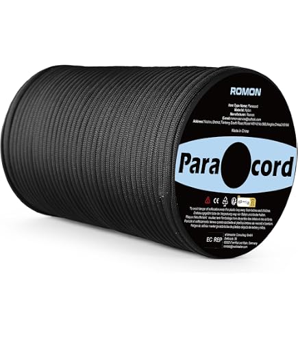 Paracorde 550 Nylon 50m - 7 Brins 4mm - Résistance 250kg - Pour Survivalisme Et Outdoor