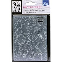 Iris Ohyama Vaessen Creative Cartella per Embossing, Cerchi, 6 x 10,8 x 0,5 cm, 1 Pezzo, Compleanno, Nascita, Biglietti di Natale e Artigianato di Carta, Cartone Plastica, 14,6x10,8x0,5