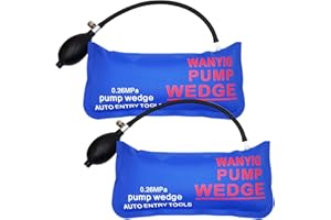 WANYIG 2 Piezas Cuña del Aire Barra de Palanca Air Pump Wedge/cuña/Tope para Puerta/Palanca, 300 kg Cada (Rectángulo Grande)