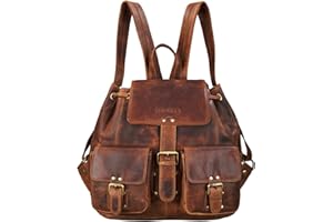 STILORD 'Larissa' Vintage plecak skórzany damski plecak rêczny plecak skórzany plecak rêczny DIN A4 City Shopping Daypack Zwi±zek Szkolny