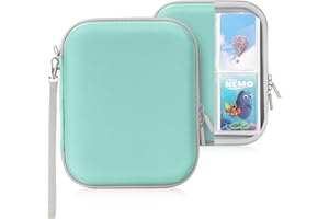 Jaffzora Organisateur de Cartes Yoto – 120 Poches (18×4,5×22 cm), Transparent, Imperméable et Zippé, Classeur pour Cartes Audio Yoto Mini/Player, Enfants et Adultes –Vert