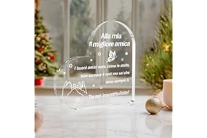 ARIDANTRP Regalo Migliore Amica San Valentino Regalo Amica Regali Migliore Amica Regali Migliori Amica Placca Acrilica Regalo Per Amica Regali Amica Originale Regalo Migliore Amica Compleanno