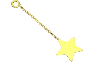 jewellerybox 9ct Gold Star Drop Pendant
