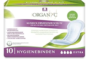 ‎CORMAN Organyc Slipeinlagen für super saugfähig Blasenschwäche aus 100% zertifizierter Bio-Baumwolle - 1 Packung zu je 10 Stück
