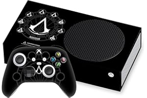 Head Case Designs Officially Licensed Assassin's Creed Crests Legacy Logo Matte Vinyl Sticker Gaming Skin Decal Cover Compatible With Xbox Series S Console and Controller Bundle