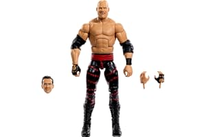 Mattel WWE Elite Collection Action Figure, SummerSlam Kane Collectible with Accessory & Referee Build-A-Figure Parts