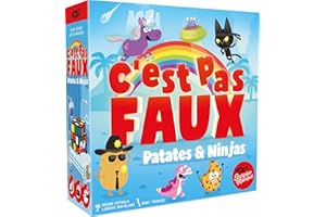 Scorpion masqué | C'est pas faux : Patates & Ninjas | Jeu de société | À partir de 7 ans | 3 à 7 joueurs | 15 minutes