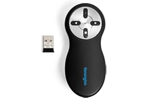 Kensington Télécommande de Présentation USB Sans Fil et Sans Laser, Compatible avec Windows & macOS - Portée 20m (K33373EU)