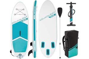 INTEX | Aqua Quest 240 Youth SUP | Inflatable Stand-Up Paddleboard | 244 cm x 76 cm x 13 cm | For ages 8+ weighing up to 90kg