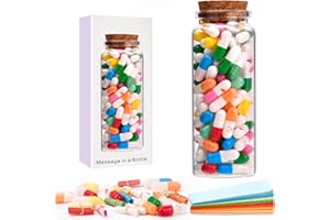 CAREIGN Christmas Gifts for Women Her Mum, Gifts for Husband Wife Capsules in a Glass Bottle Lovely Pill Notes,Birthday Gifts for Men Women on Valentines Day Anniversary Christmas