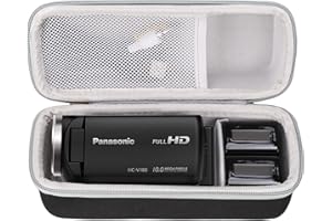 Aproca Hartschalen-Tragetasche für Panasonic Full HD HC-V785 / HC-V180K / HC-W580K / HC-V380K Videokamera, Camcorder und Zubehör, Schwarz, Tasche