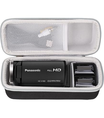 Étui Rigide Pour Caméra Kicteck Sony HDR CX675 - Protection Solide Pour Caméscope Vidéo Vlogging