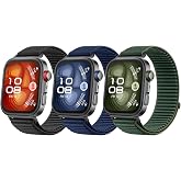 SimpleThings Spor kol bandı, Huawei Watch Fit 4/4 Pro/3 ile uyumlu, spor Loop naylon kayış, Huawei Watch Fit 3/4/4 Pro erkek 