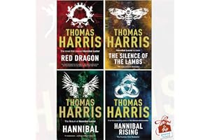 Hannibal Lecter Collection 4 böcker paket av Thomas Harris med presentdagbok (Red Dragon, Silence Of The Lambs, Hannibal, Hannibal Rising)