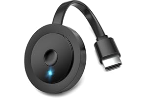 AT-MIZHI Dongle inalámbrico HDMI para Miracast - Pantalla HD HD WiFi Dongle para transmisión de Smartphone a TV/Projector Support Airplay/Miracast/DLNA para Android/Windows/i-OS/Mac OS