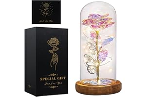 Seachrgif Rosa Eterna,Regalo Natale Donna Regali per Moglie, Madre, Sorella, Cognata, Migliore Amica, Suocera e Amica, Compleanno, Matrimonio,San Valentino,Ringraziamento, Idea Regalo di Natale