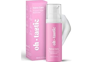 ‎OHTASTIC Natürliche Vaginal Creme gegen Scheidentrockenheit, Juckreiz & Irritationen im Intimbereich - Beruhigende Feuchtcreme mit Milchsäure & pH-Wert angepasst, Intimpflege Damen Wundcreme (50ml)