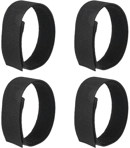 8 Mollette Catarifrangenti Per Pantaloni Da Bici - Fasce Elastiche Con Velcro Per Sicurezza Notturna, Jogging E Corsa