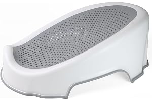 DIVCHI Babybadkarsstol för nyfödda, oumbärligt babybadstöd – ergonomisk design, säker och bekväm, halkfri babybadrumsstol