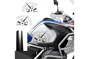 BLACK DOVES GRAPHICS 2pcs Stickers Compatible with Sides Tank Motorrad R 1200 1250 GS Adventure LC (anthracite)