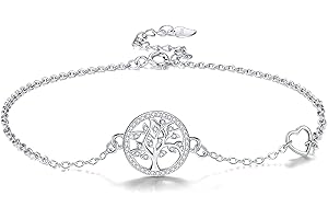 Micory Cavigliera Donna Argento 925 Non Sbiadire Cavigliera-con Confezione Regalo Regali di Gioielli Estivi