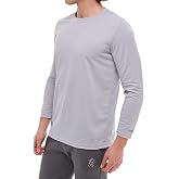 Ghassy Co. Men's Moisture Absorbing Performance Long Sleeve Workout Tshirt
