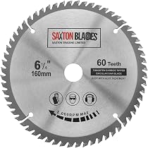 Saxton TCT TCT21648TMPT Lame de scie circulaire multifonction 216 mm x 48 dents Bois et métal Compatible avec Bosch, Dewalt, Ryobi, Makita, etc