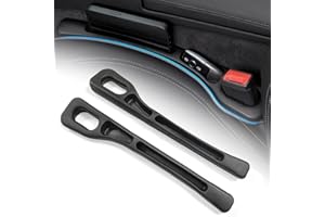 Jiaoshou Pan 2 Pièces Remplisseur Universel pour Espace entre Sièges Auto, Organisateurs de Siège de Voiture, Remplissage Latéral de Siège de Voiture pour Voiture, SUV et Camion (Noir)