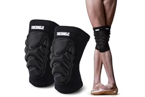 tanzdunsje Nakolanniki siatkówki, Ochraniacze na kolana MTB Koszykówka Taniec Piłka nożna Sport Kolarstwo dla kobiet mężczyzn dzieci i dorosłych(Pakiet 2)